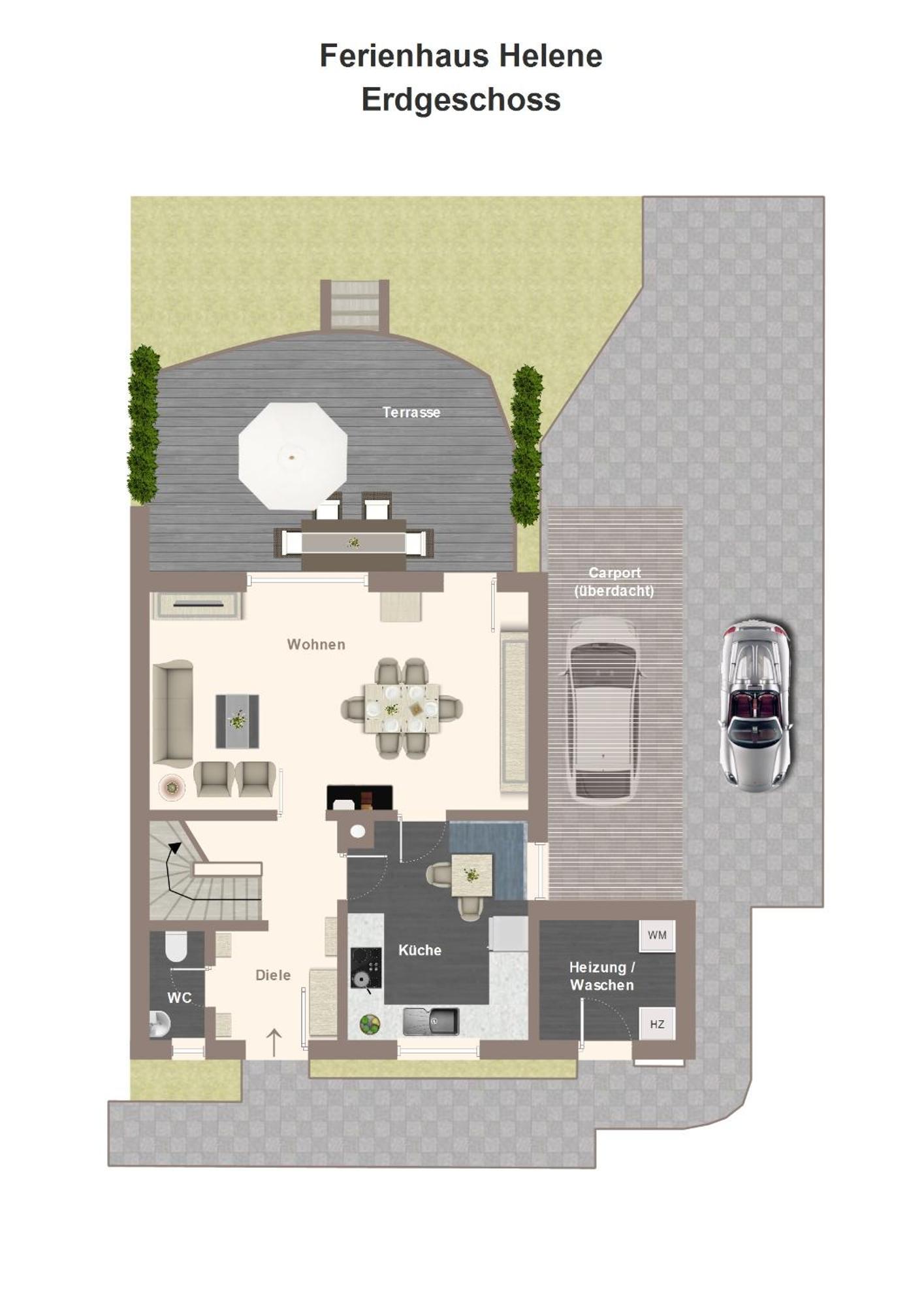 Ferienhaeuser Rhoen - Haus Natalie & Haus Helene Hausen  Exterior photo
